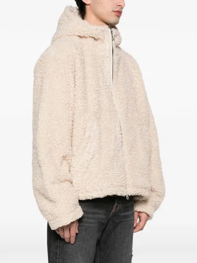 Cole Buxton Zip-fastening Hooded Jacket In Neutral