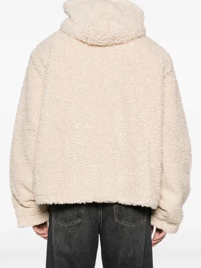 Cole Buxton Zip-fastening Hooded Jacket In Neutral