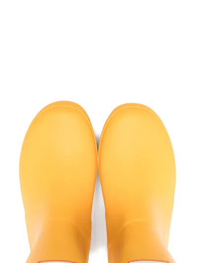 Hunter Logo Boots In Yellow
