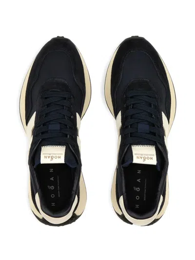 Hogan H601 Logo-detail Sneakers In Blue