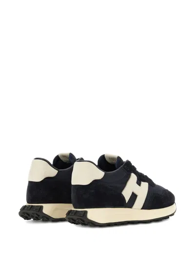 Hogan H601 Logo-detail Sneakers In Blue