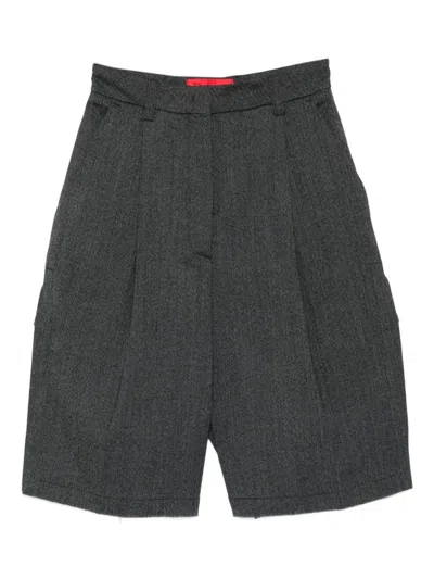 The Latest Pleated Tailored Shorts In Gray