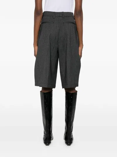 The Latest Pleated Tailored Shorts In Gray