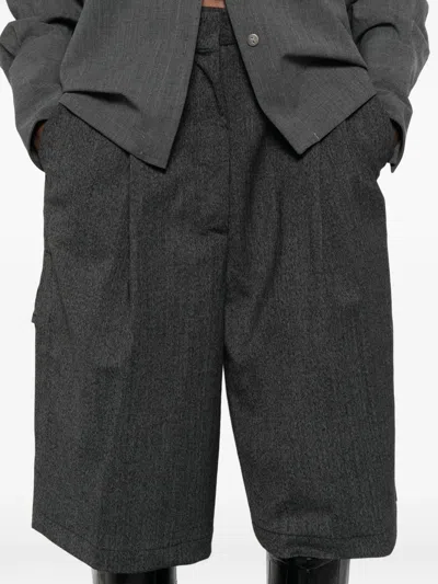 The Latest Pleated Tailored Shorts In Gray
