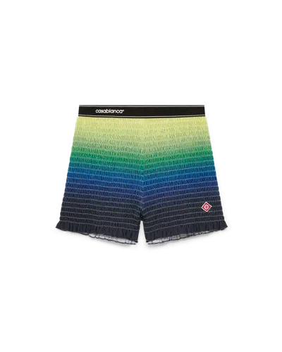 Casablanca Paris Gradient Shorts In Multi