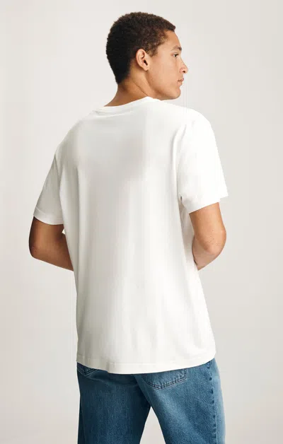 Mavi Basic Short Sleeve T-shirt In Antique White In White