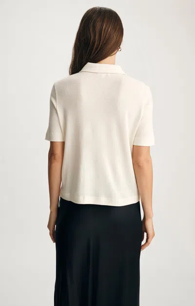 Mavi Edition Polo T-shirt In Buttercream In Sand