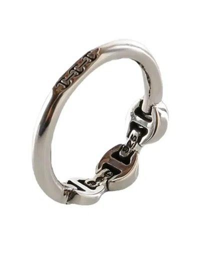 Hoorsenbuhs Chain Link Ring In Silver