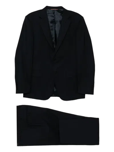 Canali Single-breasted Suit In Black