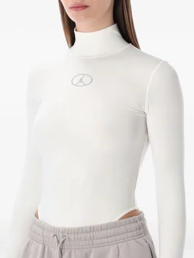 Jordan Mountainside Long-sleeve Bodysuit In White