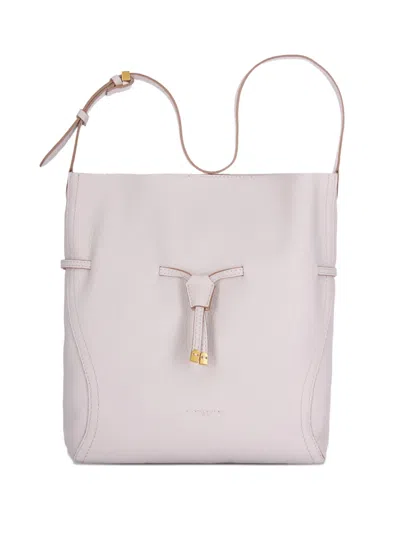 Gianni Chiarini Drawstring Shoulder Bag In Pink