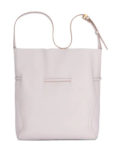 Gianni Chiarini Drawstring Shoulder Bag In Pink