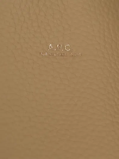 Apc A.p.c. Le Neige Tote Bag In Neutral