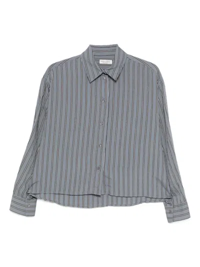 Marc O'polo Striped Long-sleeves Shirts In Gray