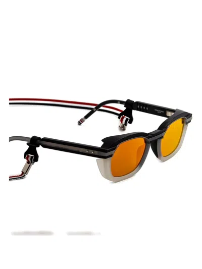 Thom Browne Square-frame Sunglasses In Black