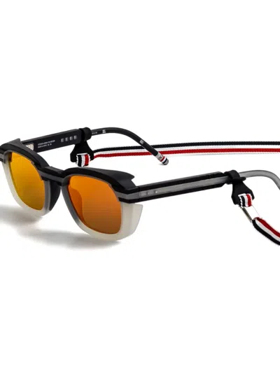 Thom Browne Square-frame Sunglasses In Black