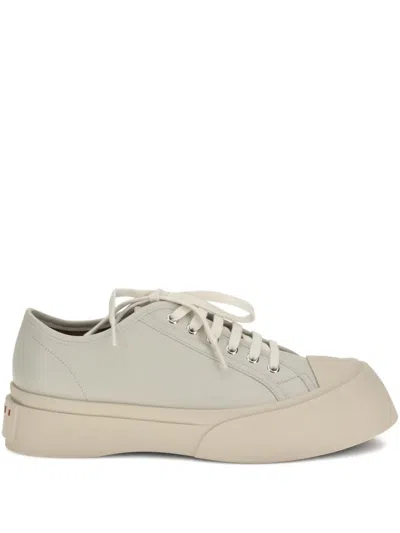 Marni Pablo Lace-up Sneakers In Gray