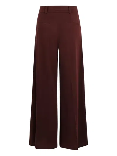 Max Mara Pleated Trousers In Red