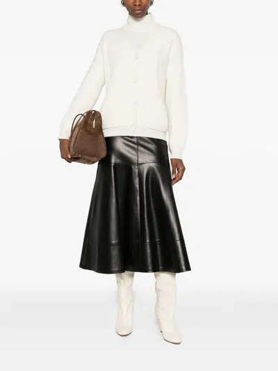 Ivory Paris Front-pocket Cardigan In White