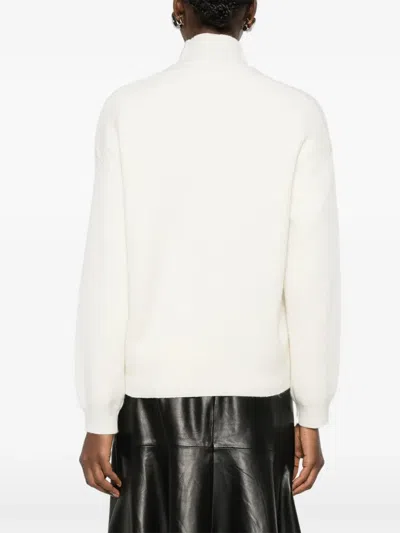 Ivory Paris Front-pocket Cardigan In White