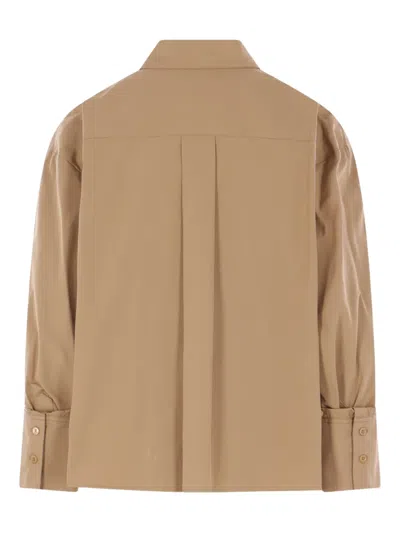 Twp Buttoned Patch-pocket Shirt In Neutral