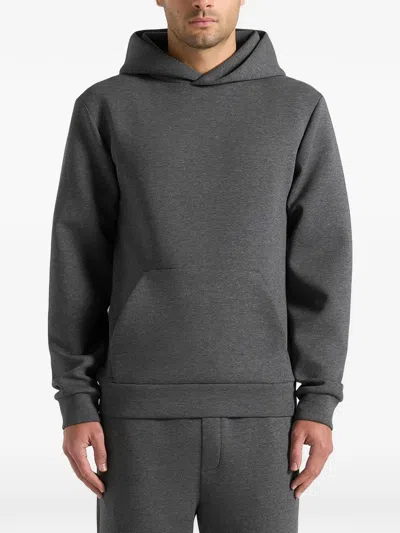 Manière De Voir Drew Kangaroo-pocket Hoodie In Gray