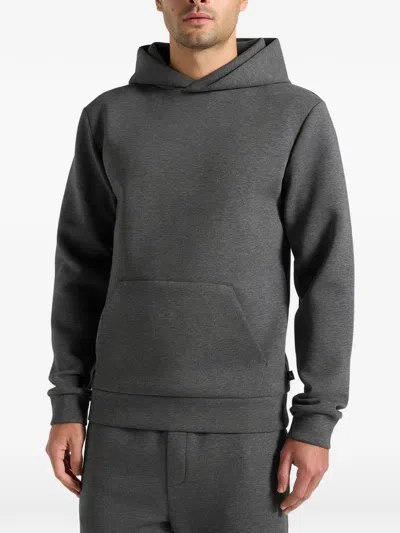 Manière De Voir Drew Kangaroo-pocket Hoodie In Gray