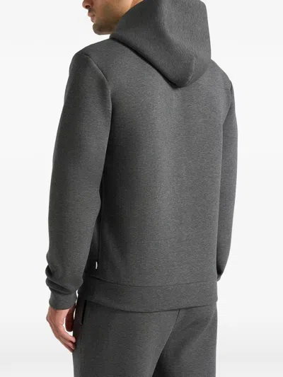 Manière De Voir Drew Kangaroo-pocket Hoodie In Gray