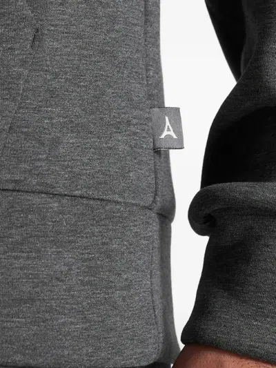 Manière De Voir Drew Kangaroo-pocket Hoodie In Gray