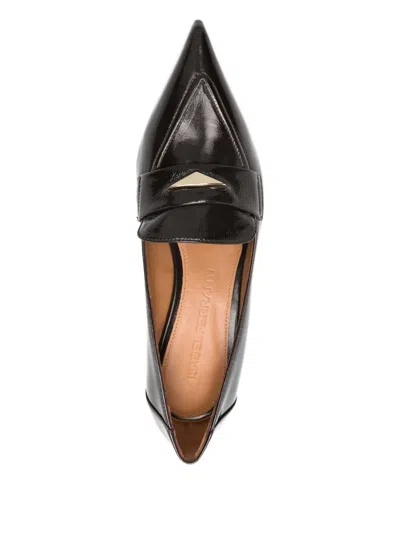 Isabel Ferranti 60mm Pointed-toe Pumps In Brown