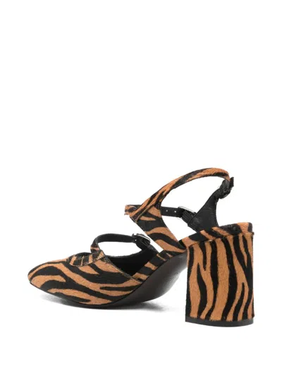Bibi Lou 85mm Buckle-fastening Pumps In Animal Print