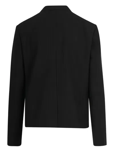 N°21 Pinstripe Pocket Jacket In Black