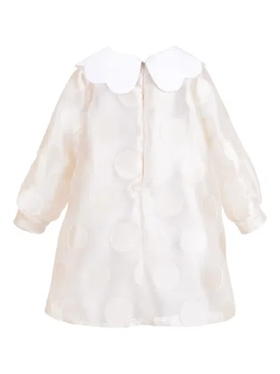 Hucklebones London Long-sleeved Dress In Neutral