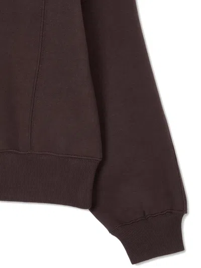 Studio Tomboy Fleece-lined Sweatshirt In Brown