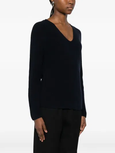 Marc O'polo V-neck Sweater In Blue