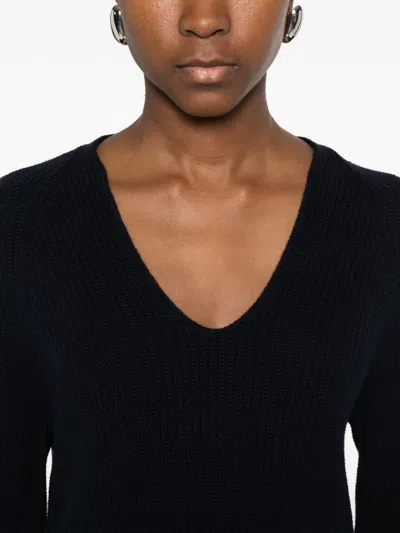 Marc O'polo V-neck Sweater In Blue