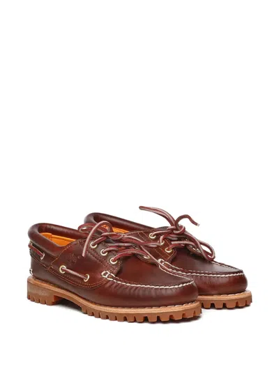 Timberland Lace-up Loafers In Brown