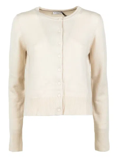 Marella Long-sleeved Cardigan In Neutral