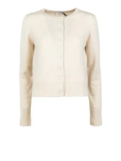 Marella Long-sleeved Cardigan In Neutral