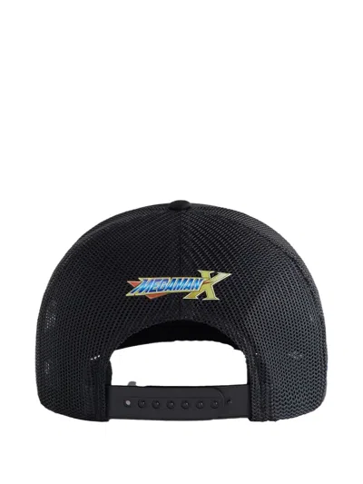 Kith X Capcom Mega-man Trucker Cap Hat In Black