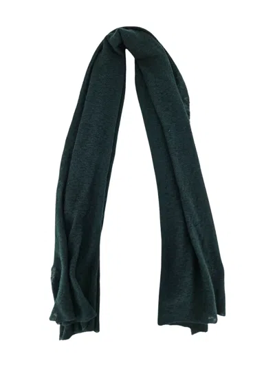 Botto Giuseppe Small Cashmere Scarf In Green