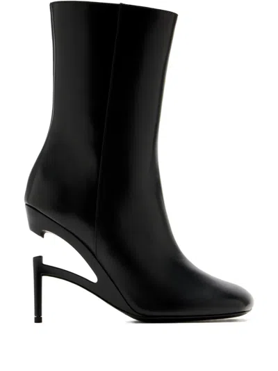 B1archive Zip-up Ankle Boots In Black