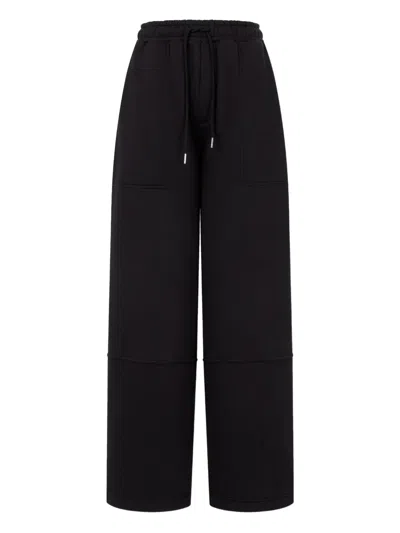 Studio Tomboy Fleece-lined Track Pants In Black
