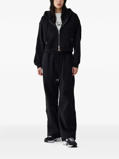 Studio Tomboy Fleece-lined Track Pants In Black