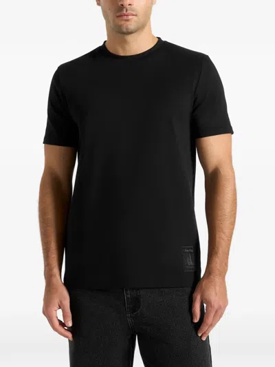 Manière De Voir Matteo Short-sleeve T-shirt In Black