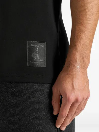 Manière De Voir Matteo Short-sleeve T-shirt In Black