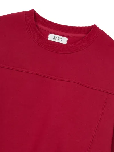 Studio Tomboy Fleece-lined Sweatshirt In Red