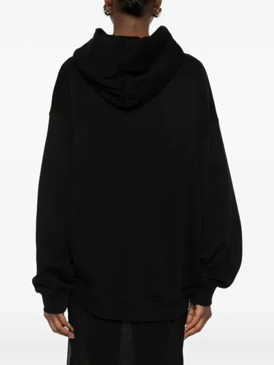 Palmatic Studio Logo-embroidered Drawstring Knitwear In Black