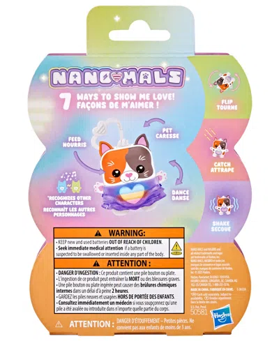 Nano-mals Hasbroâ Purrnelope The Calico Kitty Electronic Pet Toy In Transparent