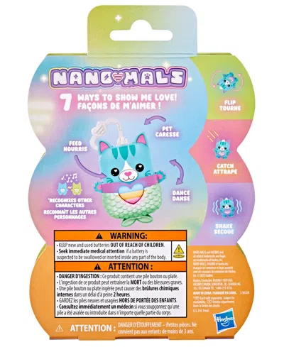Nano-mals Hasbroâ Pawtricia The Blue Kitty Electronic Pet Toy In Transparent